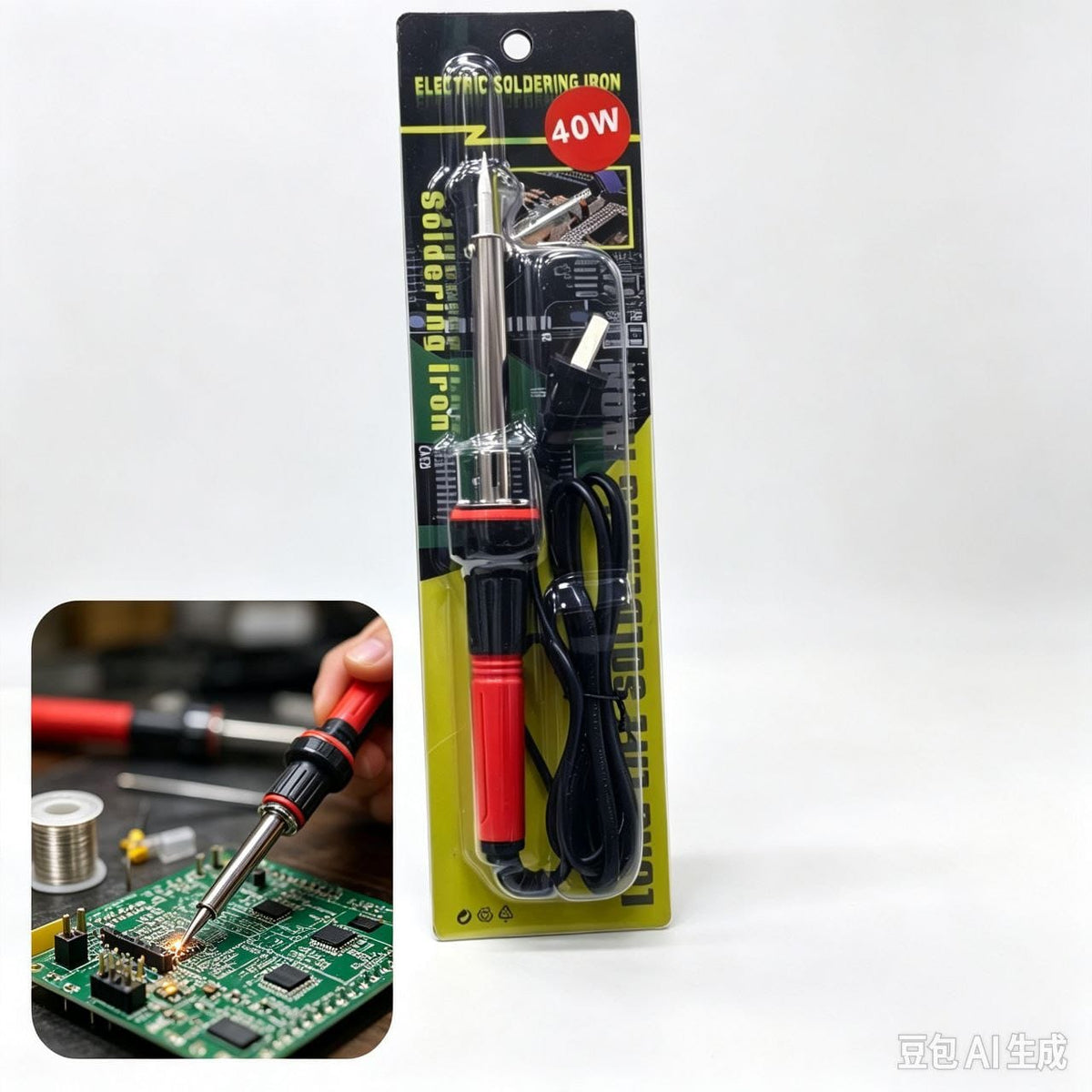 SOLDERIN PLAST 40W 电烙铁八字插 86333