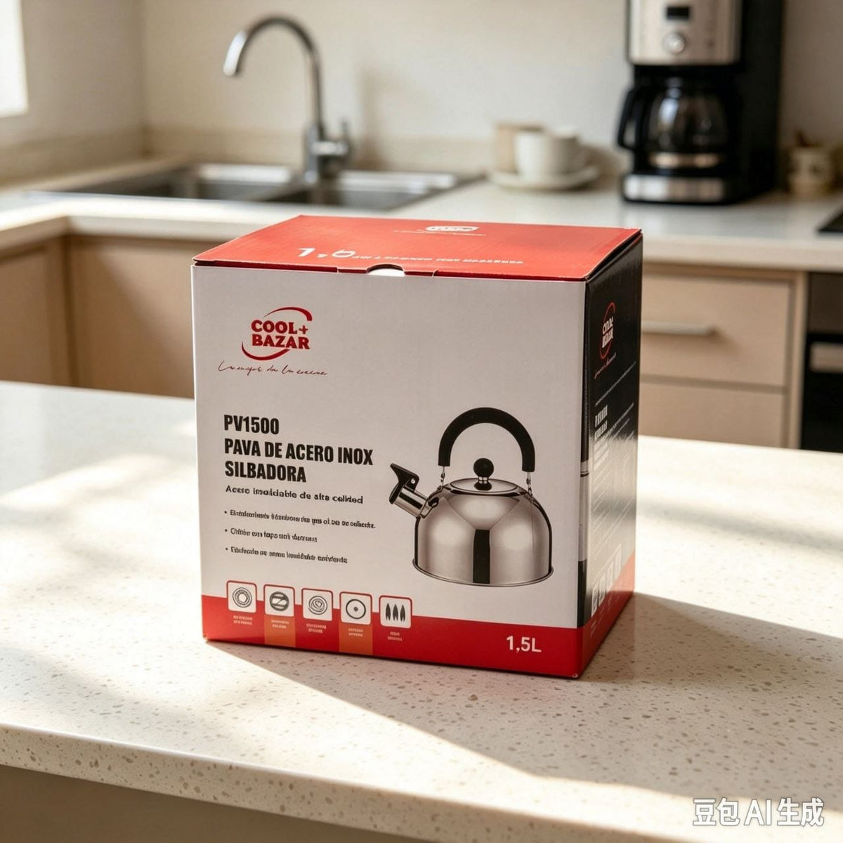 PAVA ACERO 1.5L 不锈钢烧水壶37710