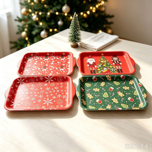 BANDEJA PLASTICO 19*28CM 厚塑料长方盘89207