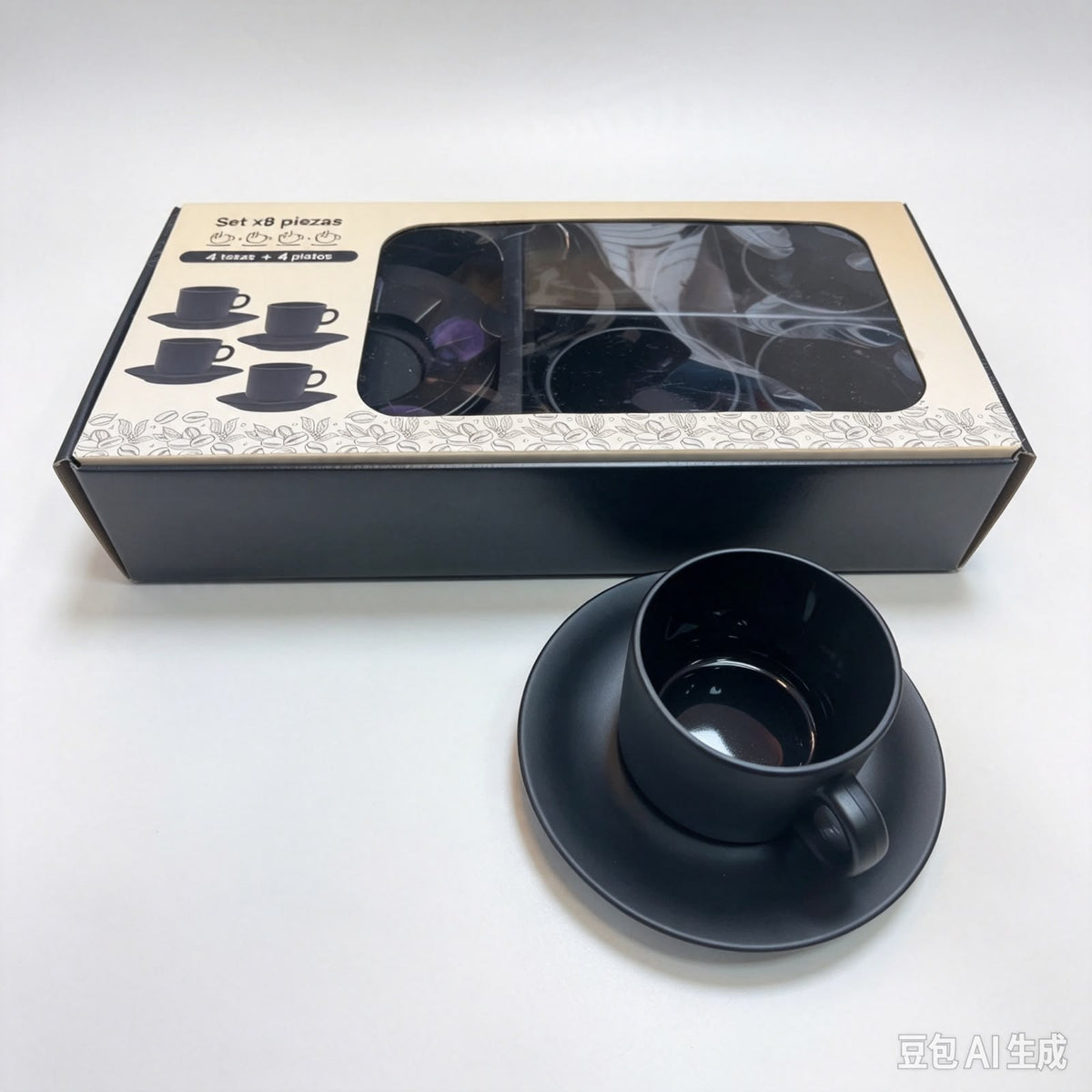 TAZA+PLATO 4件套杯子+盘子11847