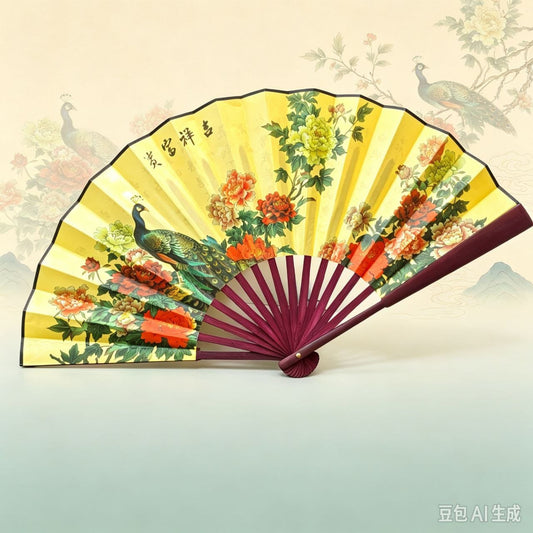 ABANICO *10PC 10寸扇子43221