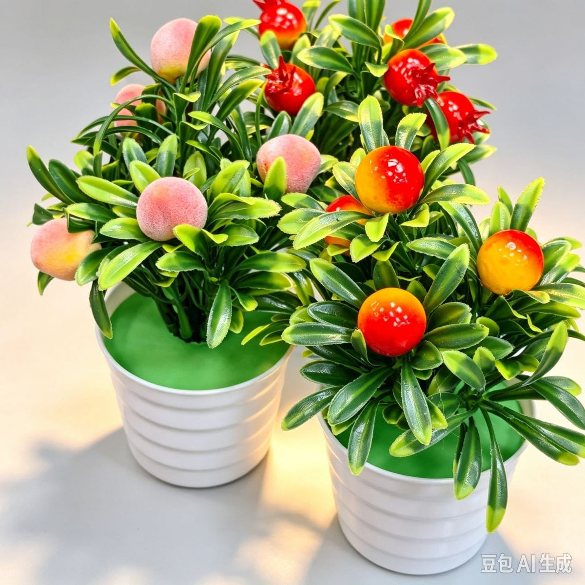 FLORES ALTIFICIAL 17CM盆栽22995