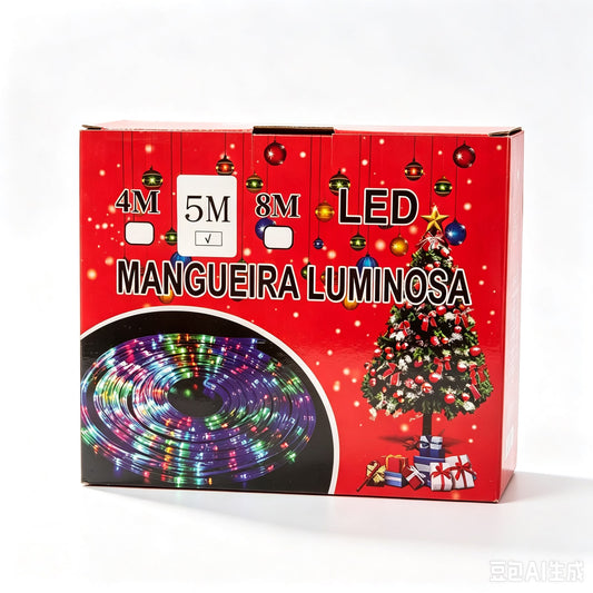 LUZ MANGUERA COLOR 5M 彩虹管灯0.9粗00402