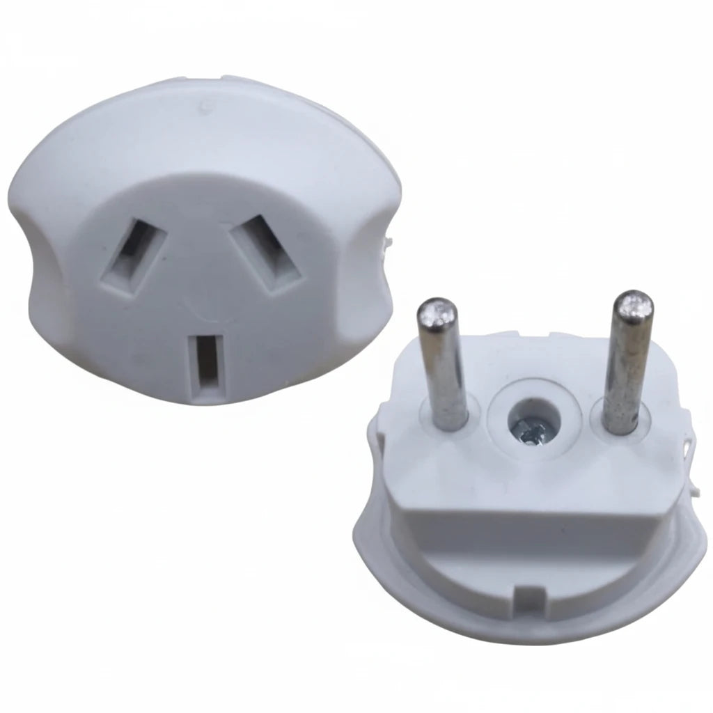ADAPTADOR 2A3 三平头转两圆头 圆转换器 FC13
