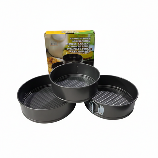 MOLDES P/TORTA*3(18/20/22) 蛋糕模具 X-1696