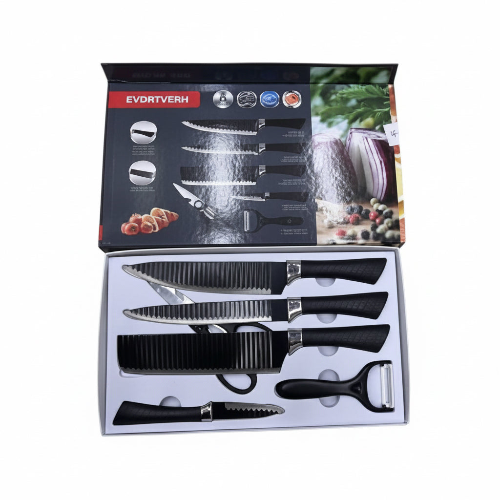 SET UTENSILLOS*6 刀套装 ER-0238A