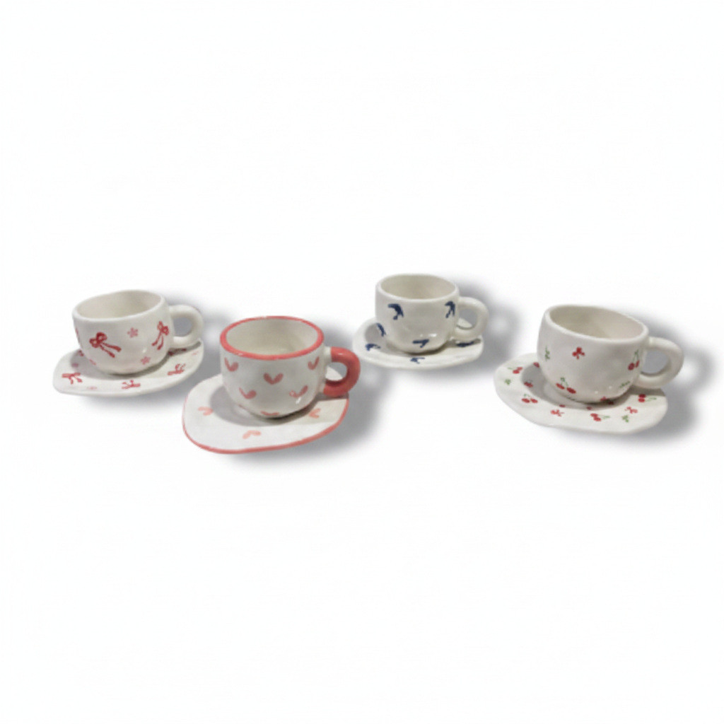 TAZA+PLATO 陶瓷杯+盘子 X-1488