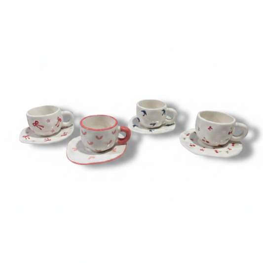 TAZA+PLATO 陶瓷杯+盘子 X-1488