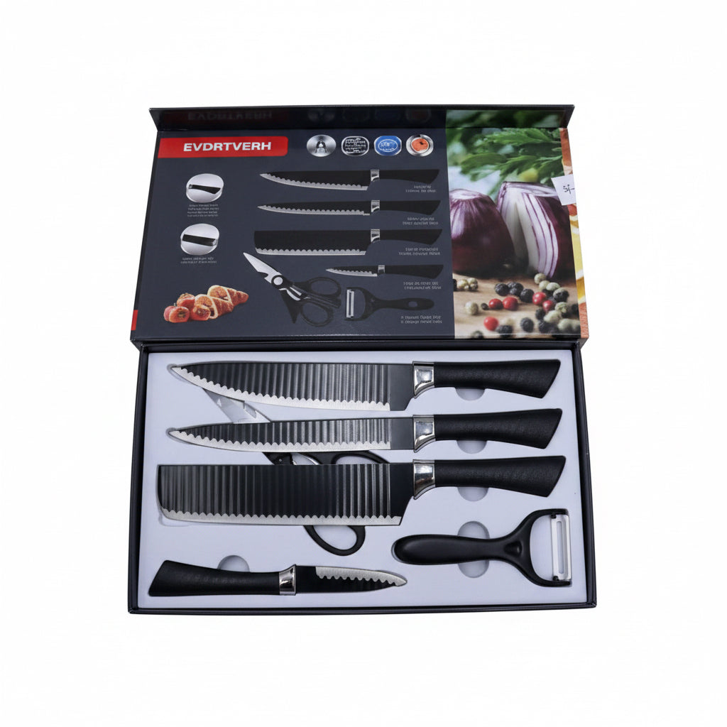 SET UTENSILLOS*6套装刀 ER-0238A