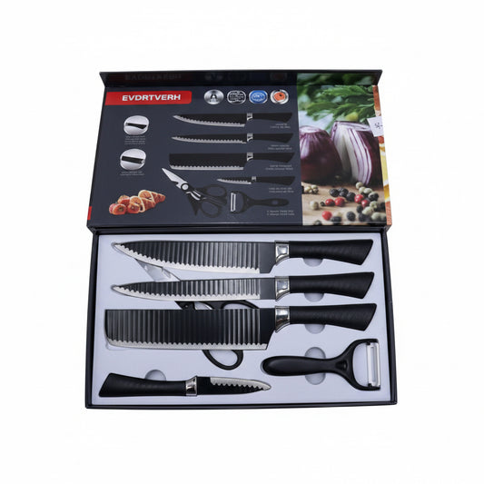 SET UTENSILLOS*6套装刀 ER-0238A