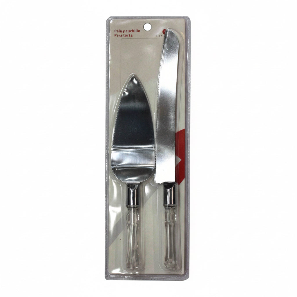 CUCHILLO P/TORTA*2 蛋糕铲加刀 X-1186